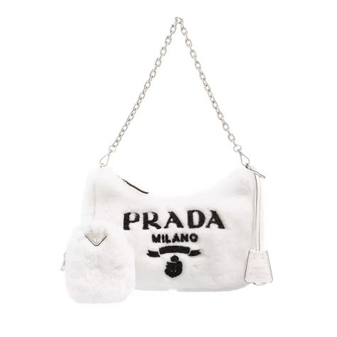 prada shoulder purse sheep skin|Women's Shoulder Bags .